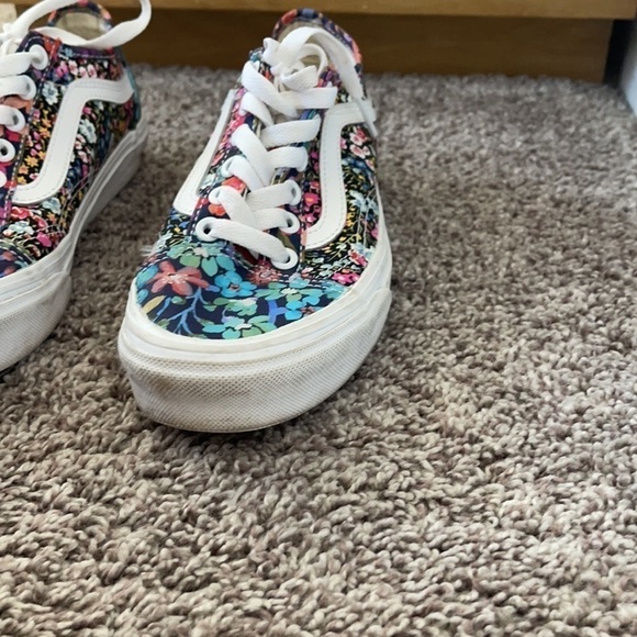 Vans Liberty Fabrics x Old Skool Tapered 'Patchwork Floral Black Multi'size 6.5 - Picture 6 of 11